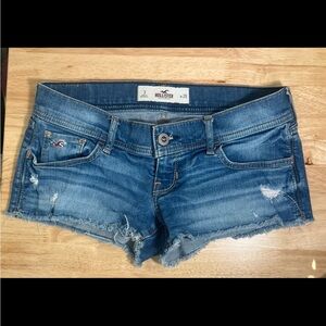Hollister Co. Micro Denim Shorts Light Blue Y2K Vintage Women’s 3/26